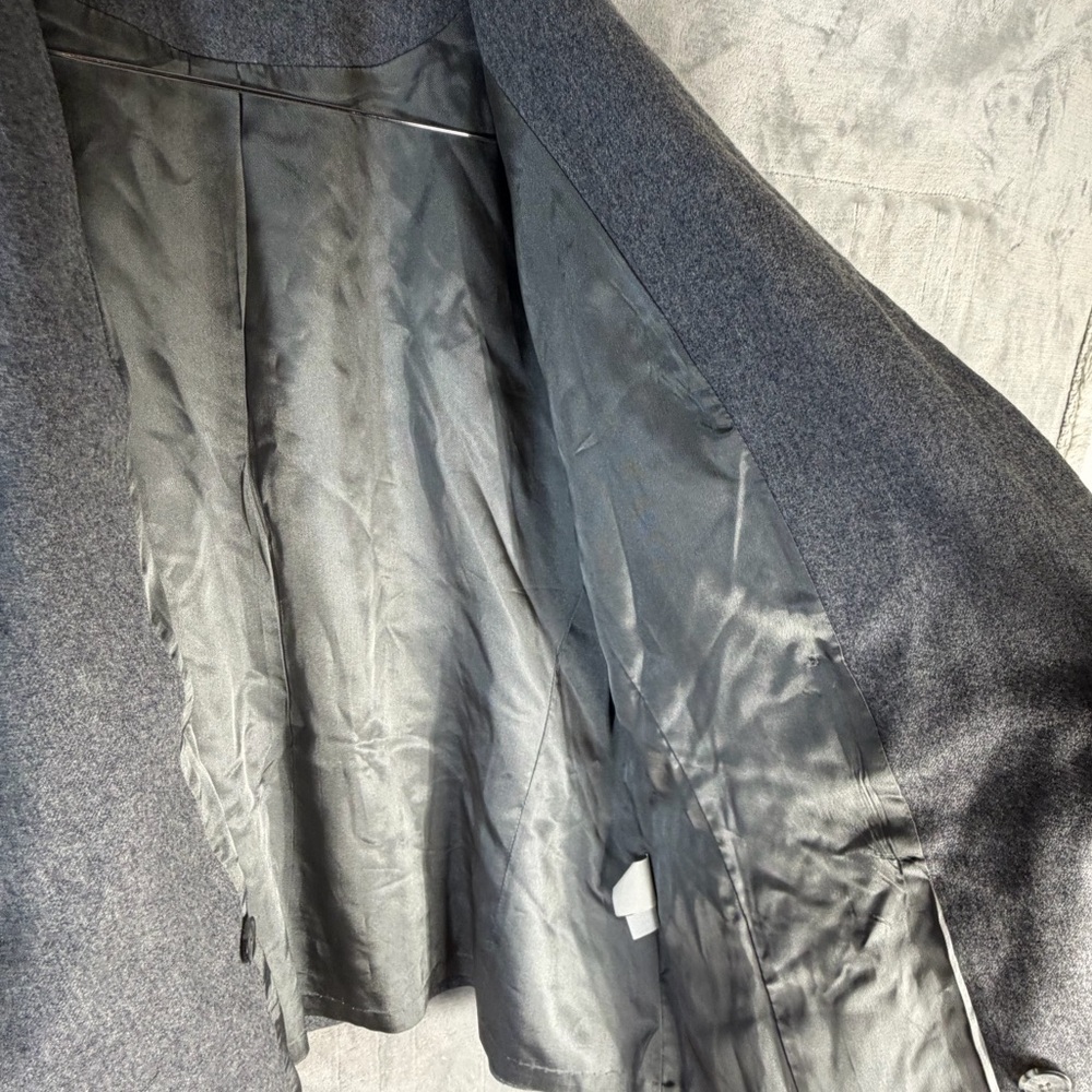 Pendleton 100% Virgin Wool Gray Double-Breasted B… - image 5